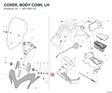 COVER, BODY COWL LH