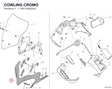 COWLING CROMO 48110802AC diagram position