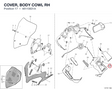 COVER, BODY COWL RH 48110831A diagram position
