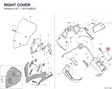 RIGHT COVER 48110862A diagram position