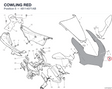 COWLING RED 48114071AB diagram position
