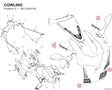COWLING 48114261AS diagram position