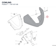 COWLING 48114311AB diagram position