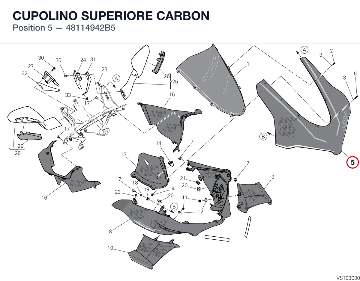 CUPOLINO SUPERIORE CARBON