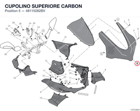 CUPOLINO SUPERIORE CARBON