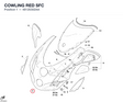 COWLING RED SFC 48120302AA diagram position