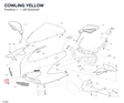 COWLING YELLOW 48120404AY diagram position