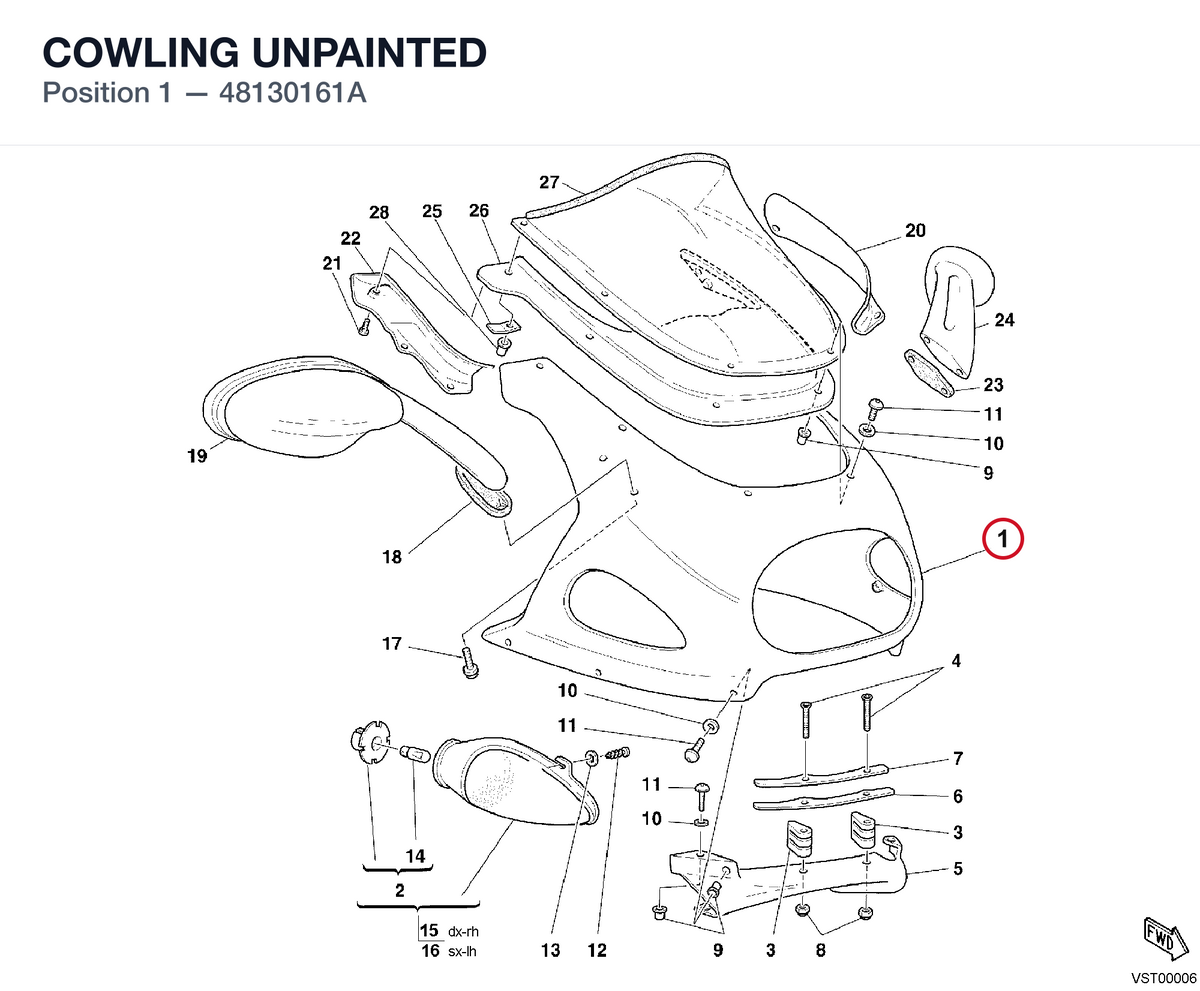 COWLING UNPAINTED