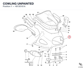 COWLING UNPAINTED