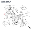 COVER , FRAME RH