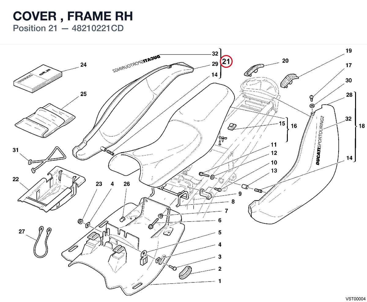 COVER , FRAME RH