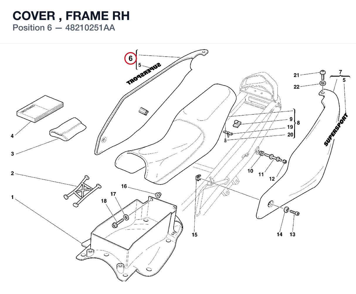 COVER , FRAME RH
