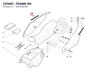COVER , FRAME RH