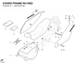COVER FRAME RH RED