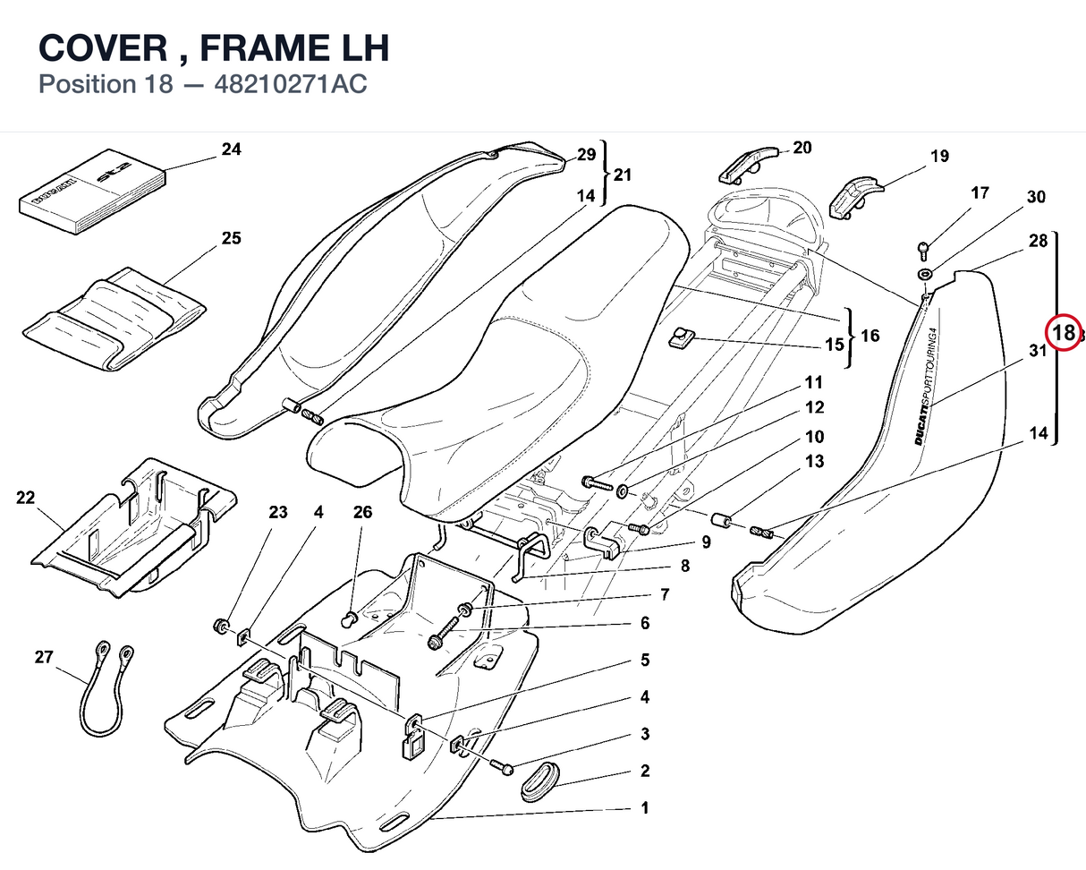 COVER , FRAME LH