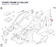 COVER, FRAME LH YELLOW 48210271BE diagram position