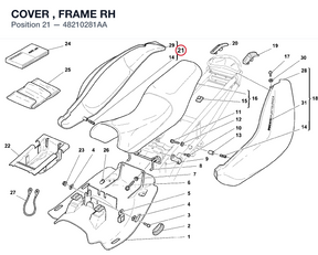 COVER , FRAME RH