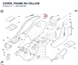 COVER, FRAME RH YELLOW 48210281BE diagram position