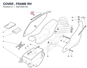 COVER , FRAME RH