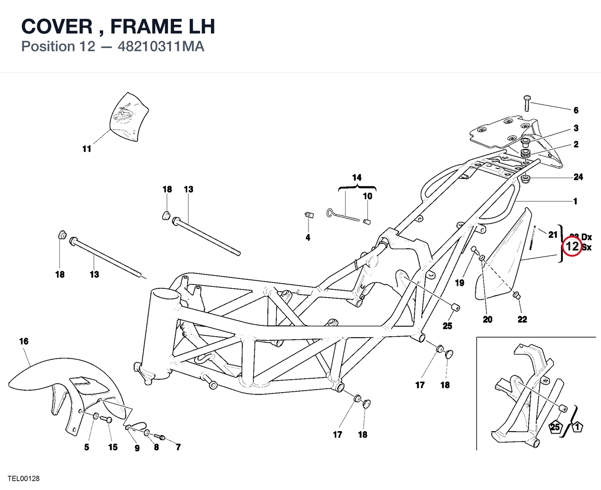 COVER , FRAME LH