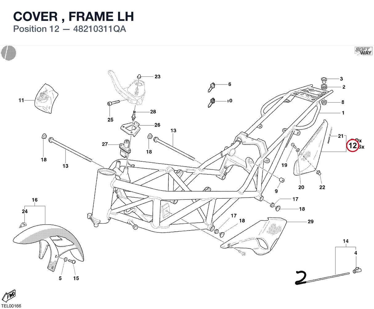 COVER , FRAME LH