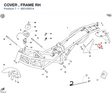 COVER , FRAME RH 48210931A diagram position