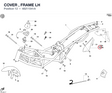 COVER , FRAME LH 48211041A diagram position