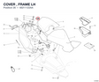 COVER , FRAME LH 48211122AA diagram position
