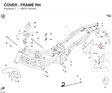 COVER , FRAME RH