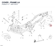 COVER , FRAME LH 48211341A diagram position