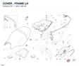 COVER , FRAME LH 48211381AF diagram position