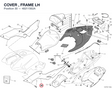 COVER , FRAME LH 48211562A diagram position