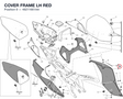 COVER FRAME LH RED 48211661AA diagram position