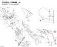 COVER , FRAME LH 48212091AB diagram position