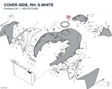 COVER-SIDE, RH, S.WHITE 48212272AW diagram position