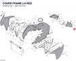 COVER FRAME LH RED 48212511AA diagram position