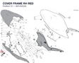 COVER FRAME RH RED 48212522AA diagram position