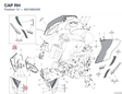 CAP RH 48216803AE diagram position