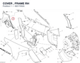 COVER , FRAME RH 48217052A diagram position