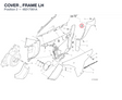 COVER , FRAME LH 48217061A diagram position