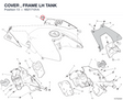 COVER , FRAME LH TANK 48217101A diagram position