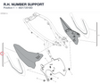 R.H. NUMBER SUPPORT 48217201BD diagram position