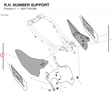 R.H. NUMBER SUPPORT 48217201BN diagram position
