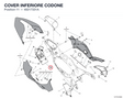 COVER INFERIORE CODONE 48217331A diagram position