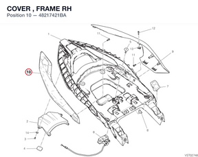 COVER , FRAME RH 48217421BA diagram position