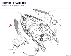COVER , FRAME RH 48217421BB diagram position