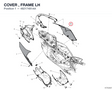 COVER , FRAME LH 48217481AA diagram position