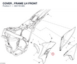 COVER , FRAME LH FRONT 48217613BC diagram position