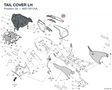 TAIL COVER LH 48217811AA diagram position