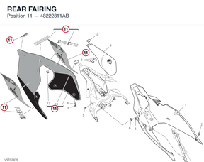 REAR FAIRING 48222811AB diagram position